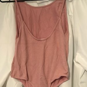 Pink bodysuit